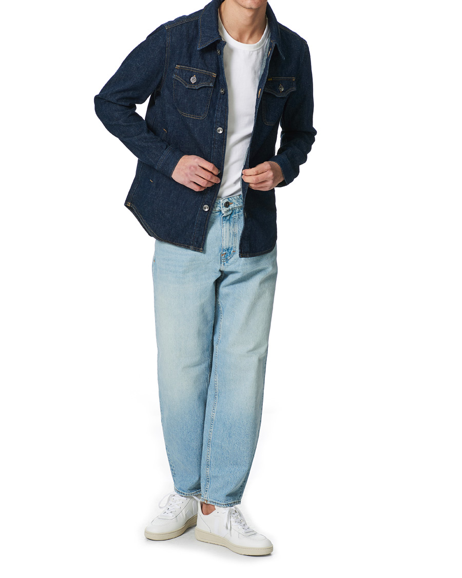 Herren | Jacken | Tiger of Sweden | Get Organic Cotton Denim Jacket Midnight Blue