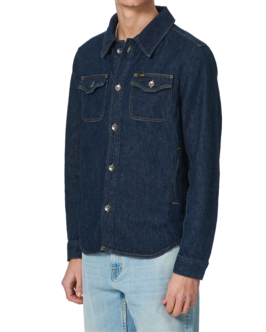 Herren | Jacken | Tiger of Sweden | Get Organic Cotton Denim Jacket Midnight Blue