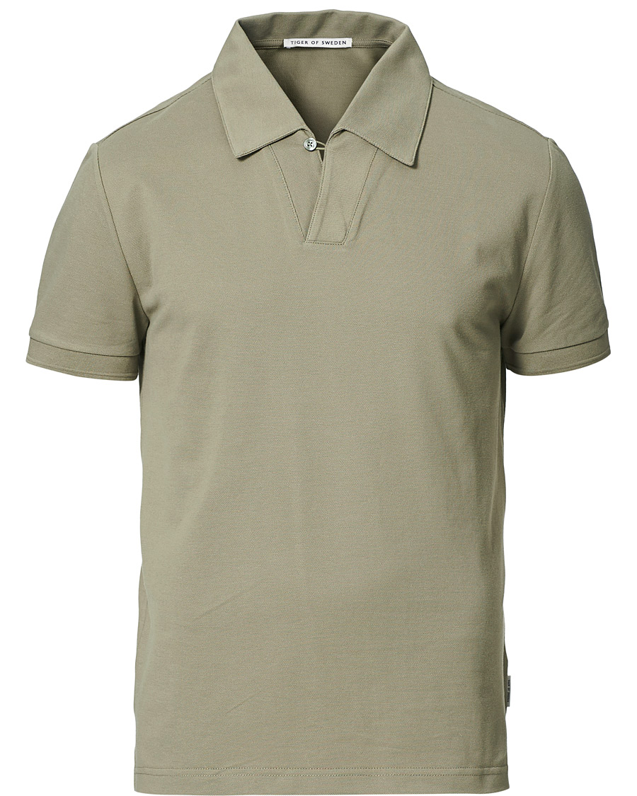 Herren | Poloshirts | Tiger of Sweden | Aderico Polo Light Khaki