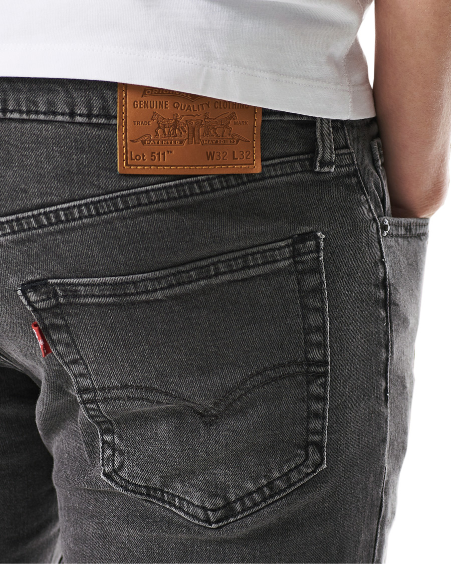 Herren | Jeans | Levi's | 511 Slim Fit Stretch Organic Cotton Jeans Storm Rider Adv