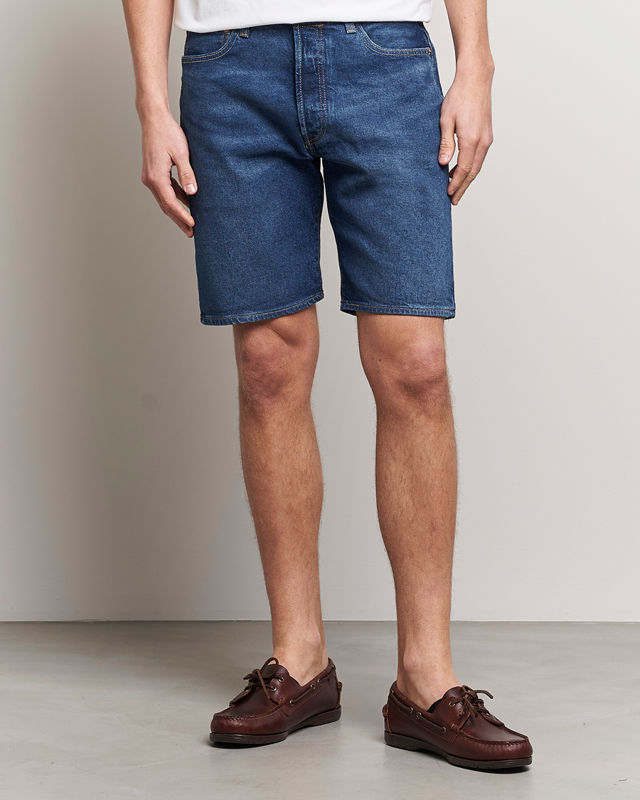 Herr |  | Levi\'s | 501 Original Denim Shorts Blue Eyes Break