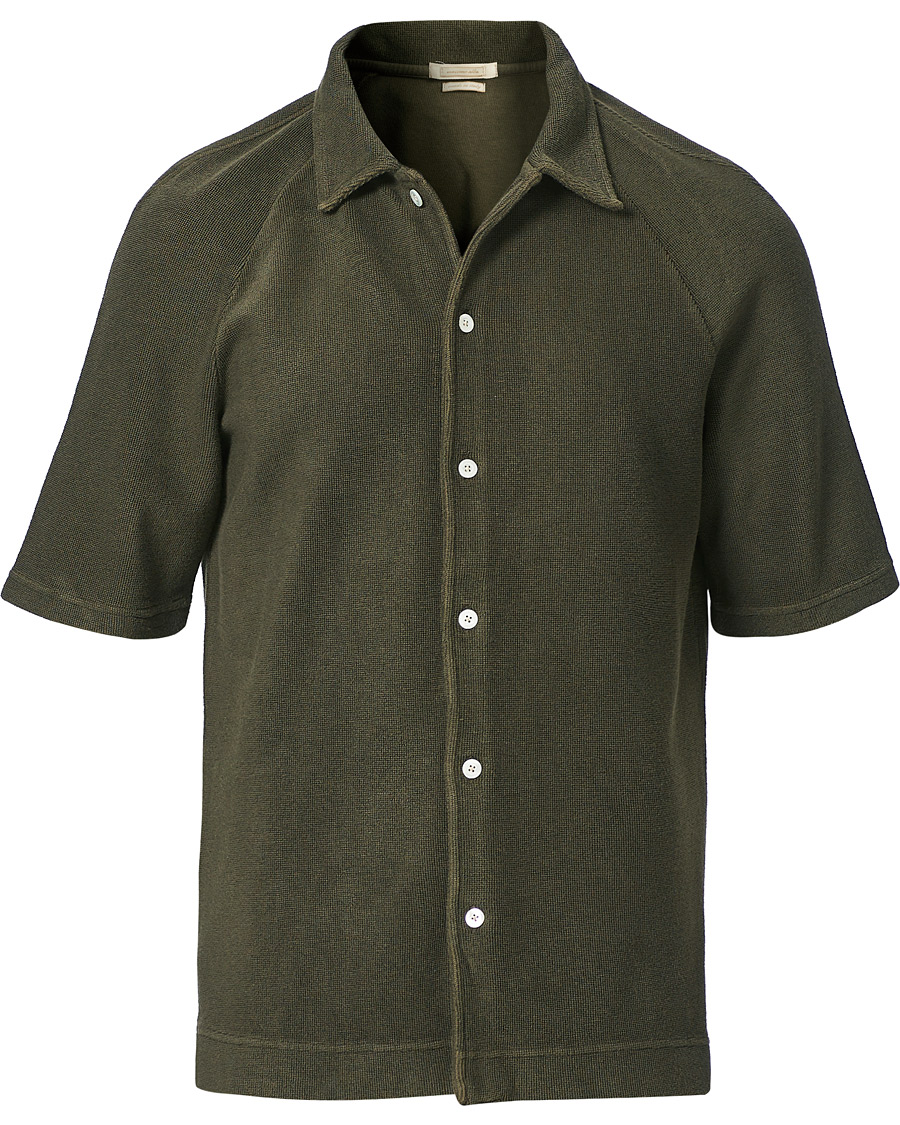 Herren | Poloshirts | Massimo Alba | Japanese Terry Polo Military