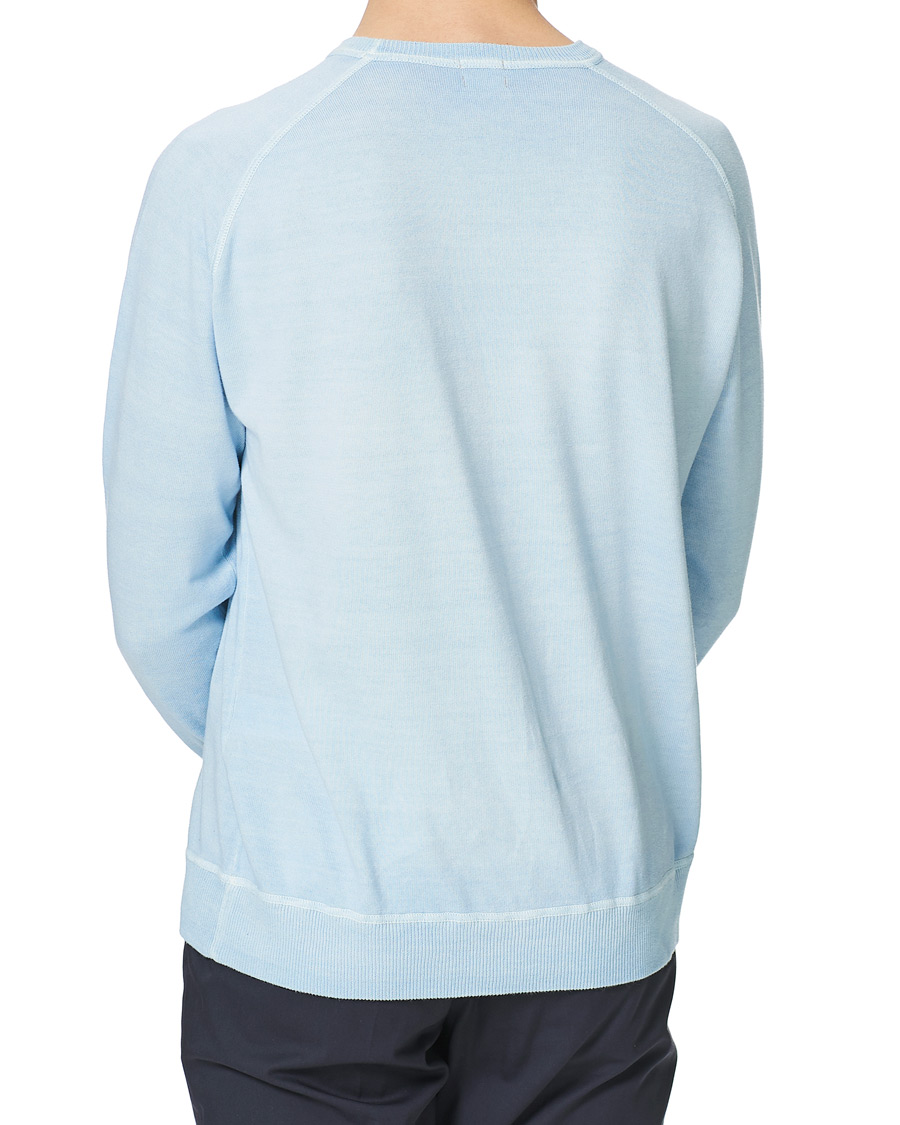 Herren | Pullover | Massimo Alba | Sport Cashmere/Cotton Crew Neck Ice Blue