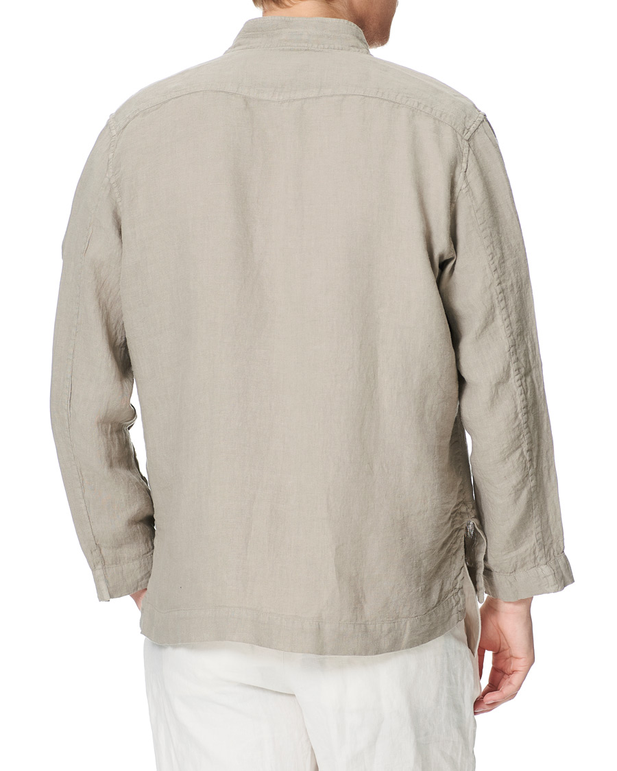 Herren | Hemden | Massimo Alba | Cina Linen Overshirt Walnut