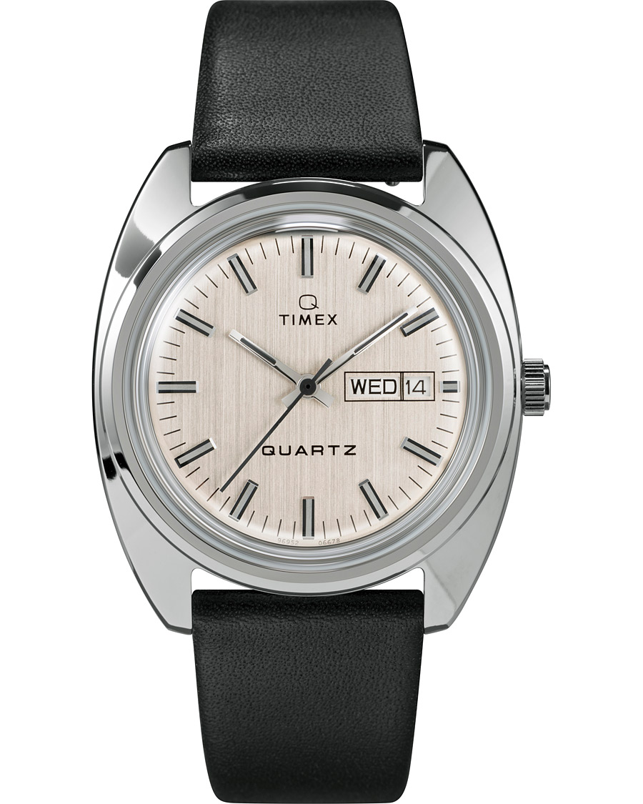 Herren | Timex Q Reissue 1978 Day Date 37mm Silver Dial | Timex | Q Reissue 1978 Day Date 37mm Silver Dial