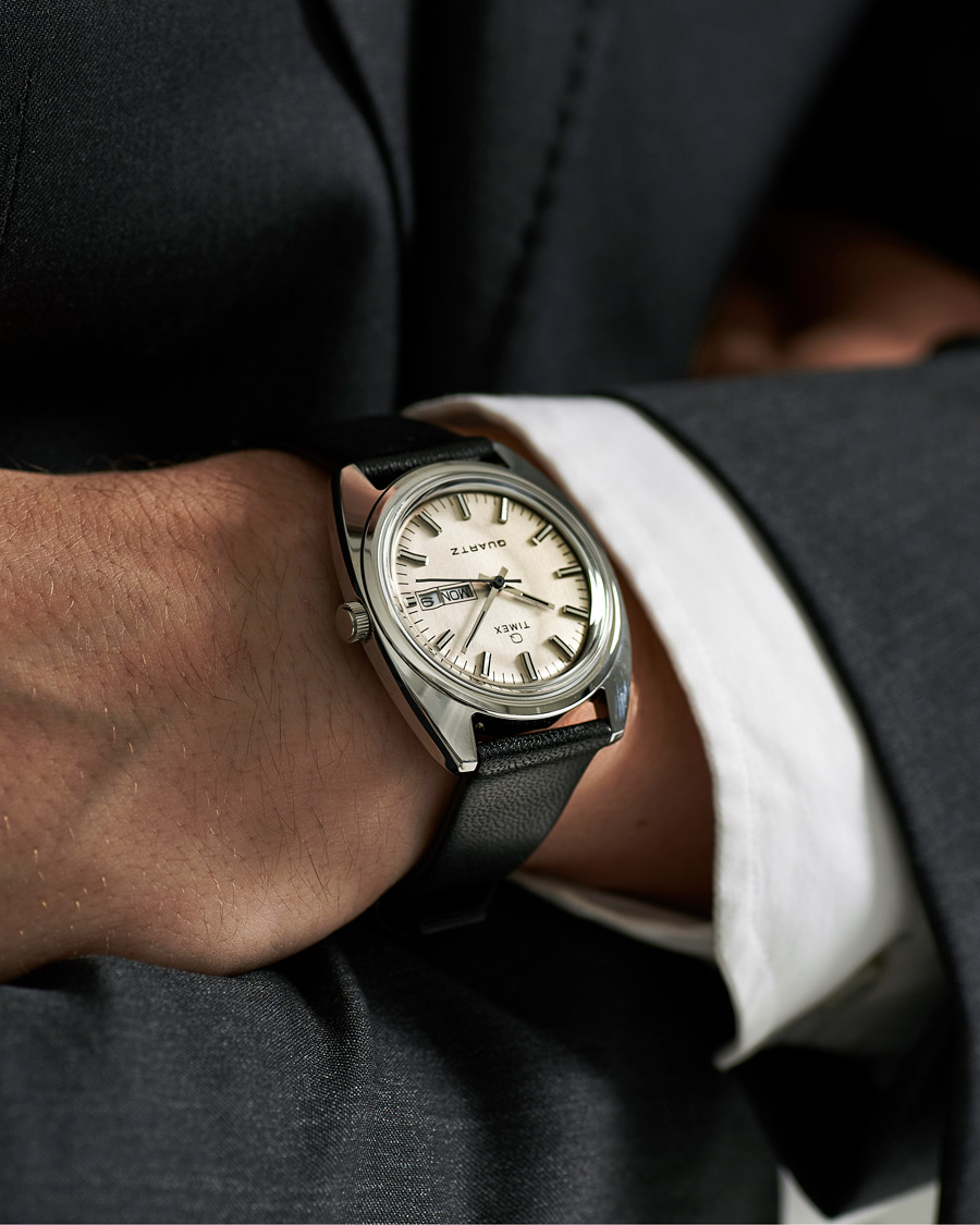 Herren | Timex Q Reissue 1978 Day Date 37mm Silver Dial | Timex | Q Reissue 1978 Day Date 37mm Silver Dial