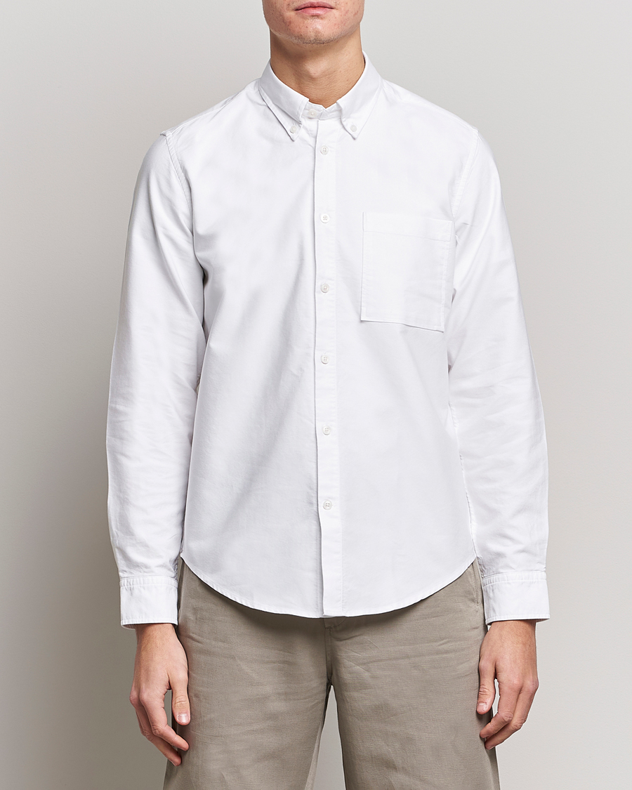 Herren |  | NN07 | Arne Button Down Oxford Shirt White