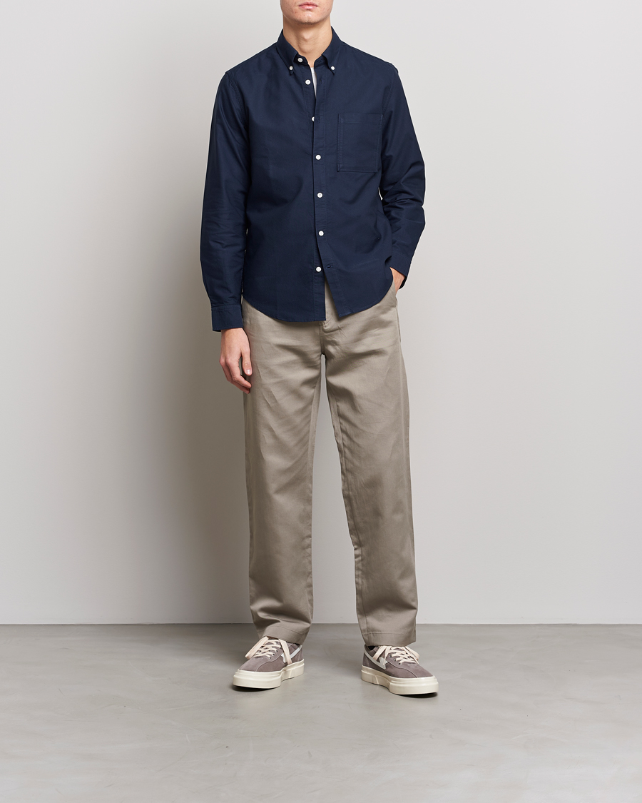 Herren | Hemden | NN07 | Arne Button Down Oxford Shirt Navy