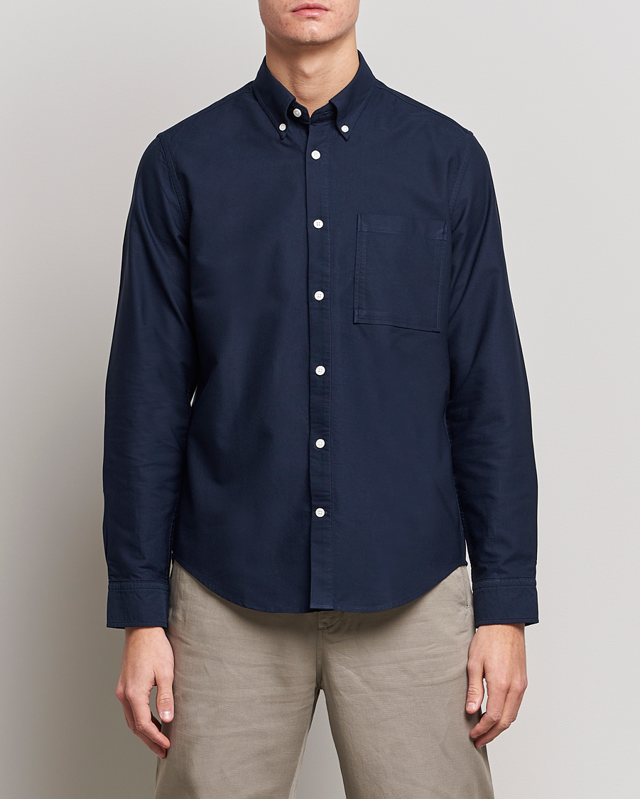 Herren | Hemden | NN07 | Arne Button Down Oxford Shirt Navy
