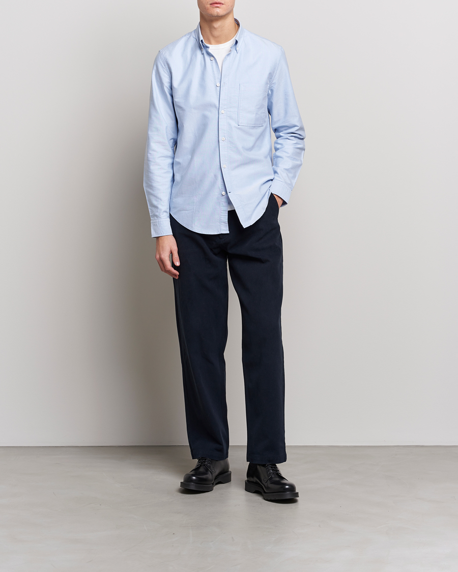 Herren | Hemden | NN07 | Arne Button Down Oxford Shirt Light Blue
