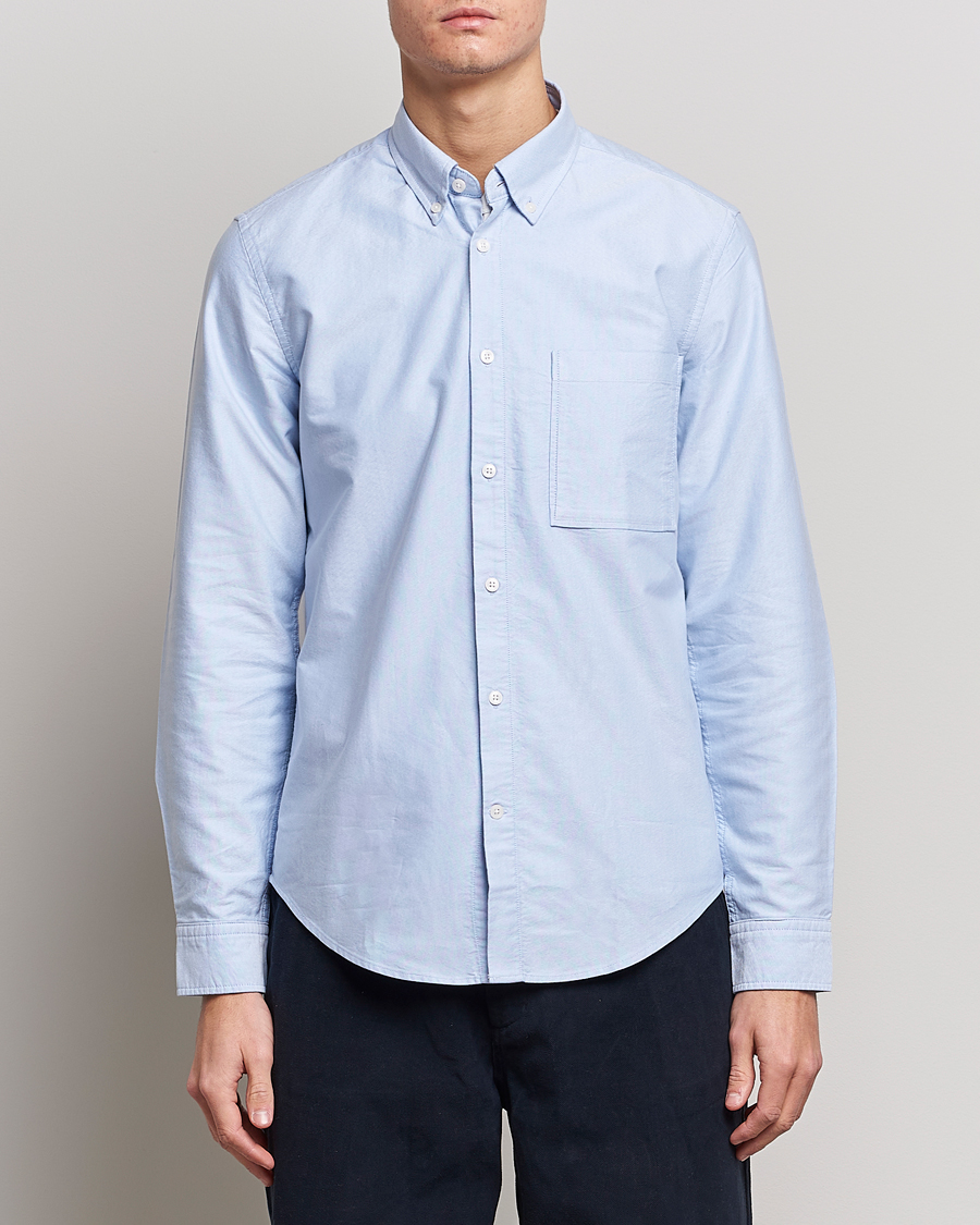 Herren | Hemden | NN07 | Arne Button Down Oxford Shirt Light Blue