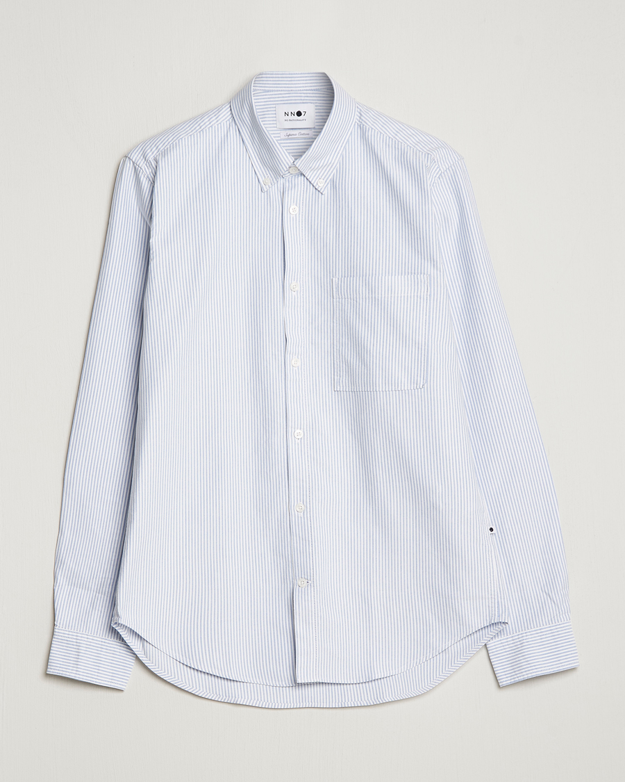 Herren | Hemden | NN07 | Arne Button Down Oxford Shirt Blue/White