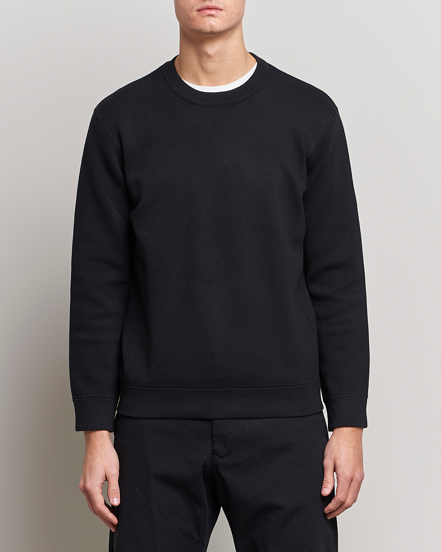 Herren | Pullover | NN07 | Luis Knitted Crew Neck Sweater Black