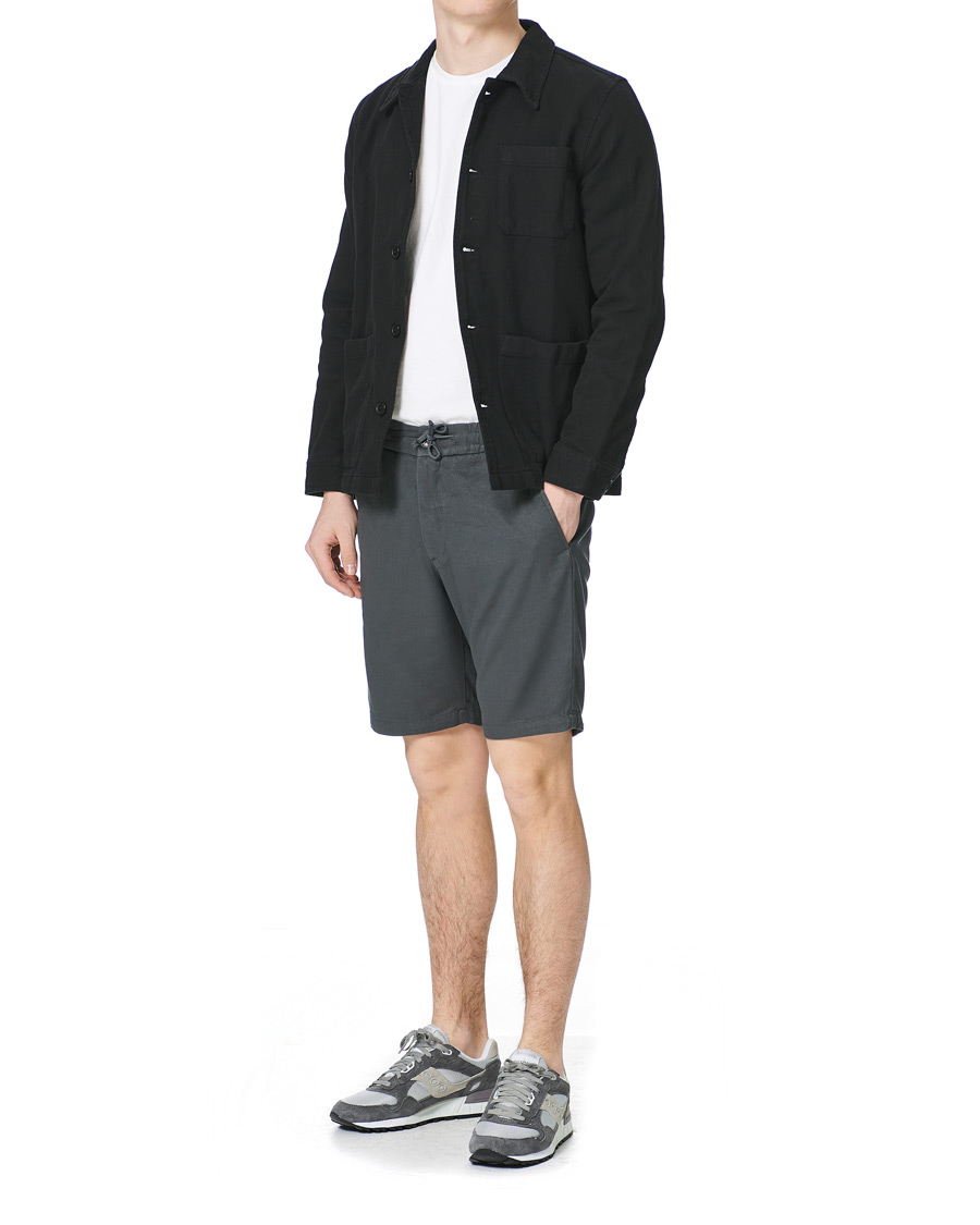 Herren | Shorts | NN07 | Seb Tencel Drawstring Shorts Concrete
