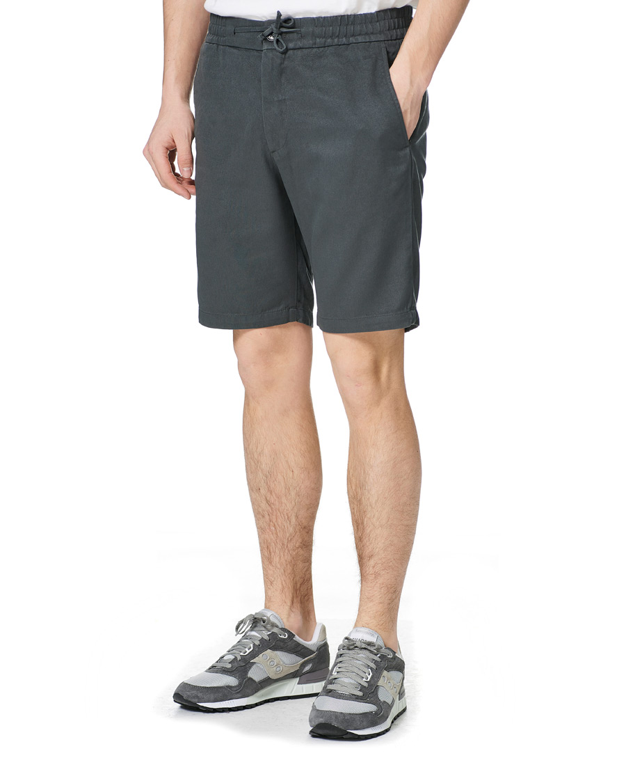 Herren | Shorts | NN07 | Seb Tencel Drawstring Shorts Concrete