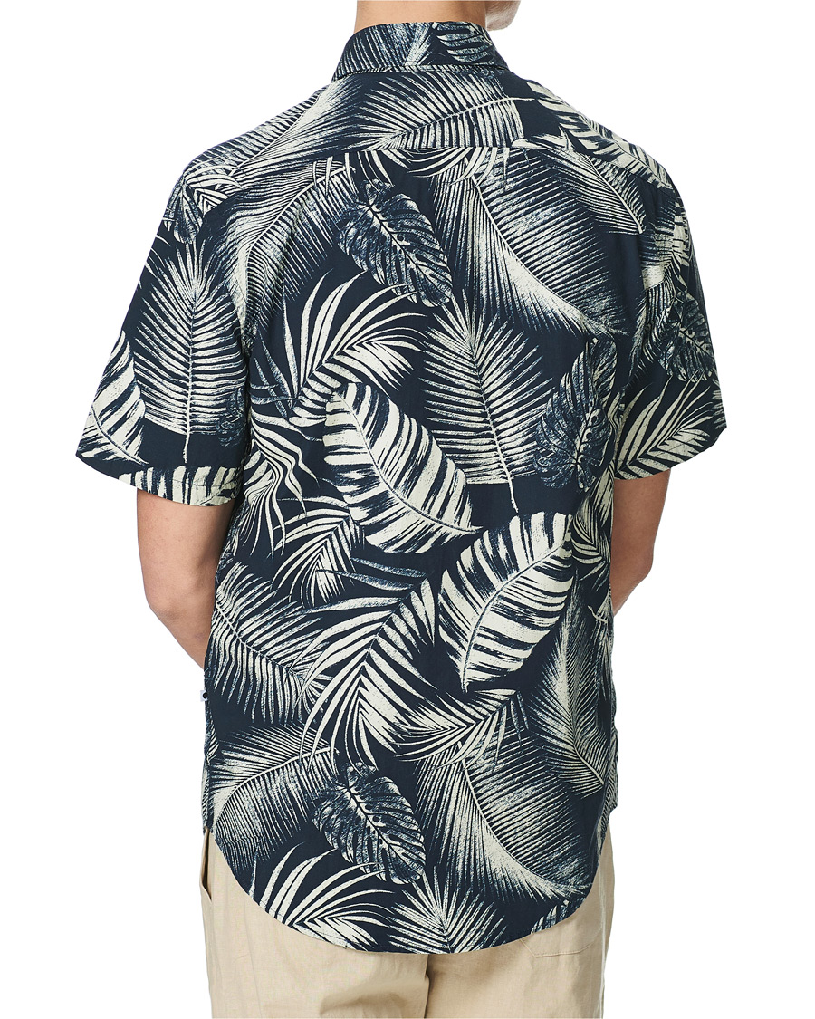 Herren | Hemden | NN07 | Errico Printed Short Sleeve Shirt Blue