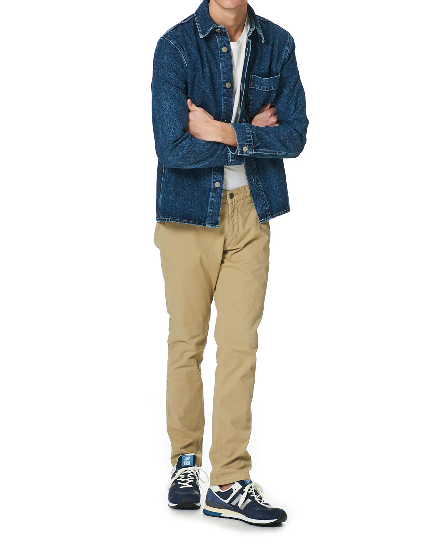 Herren | Hemden | NN07 | Peter Denim Overshirt Dark Blue