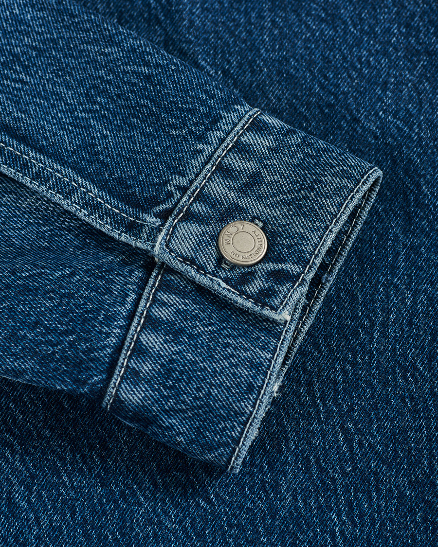 Herren | Hemden | NN07 | Peter Denim Overshirt Dark Blue