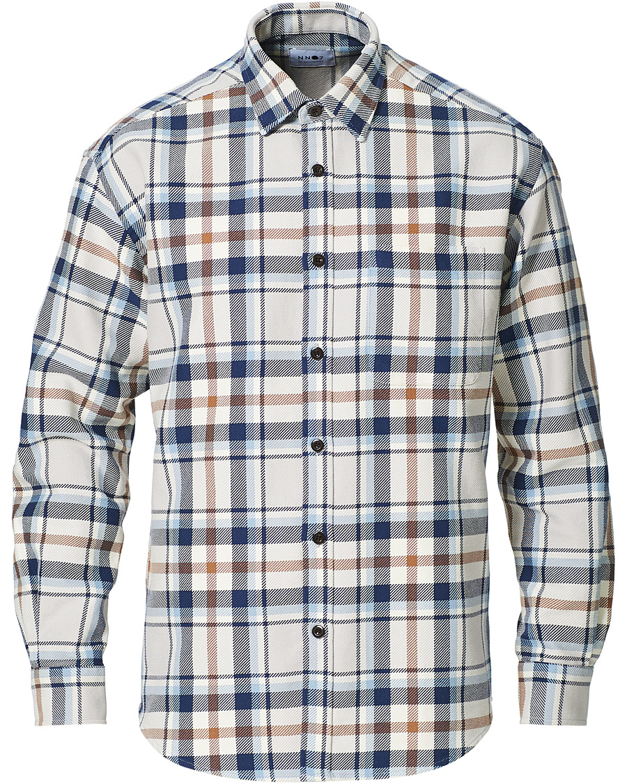 Herren | Hemden | NN07 | Deon Overshirt Blue Check