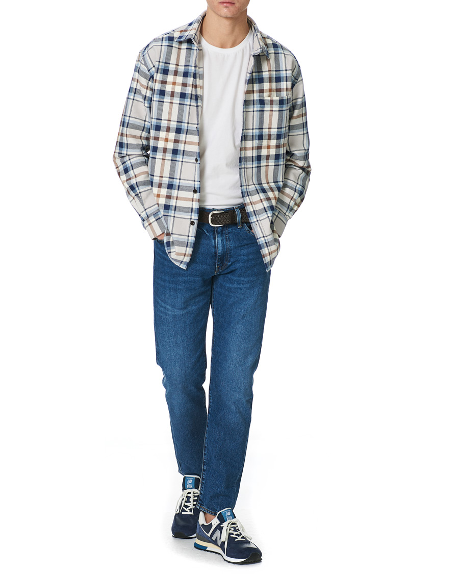 Herren | Hemden | NN07 | Deon Overshirt Blue Check