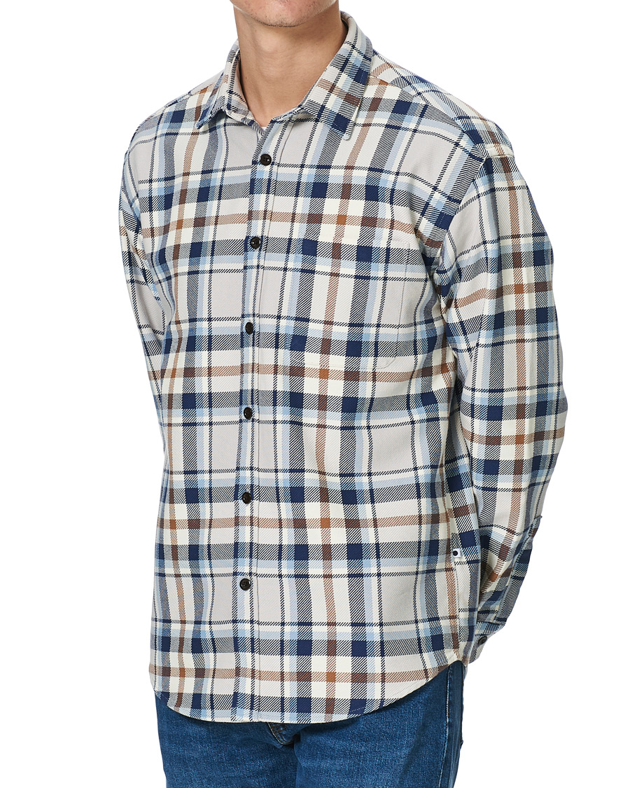 Herren | Hemden | NN07 | Deon Overshirt Blue Check