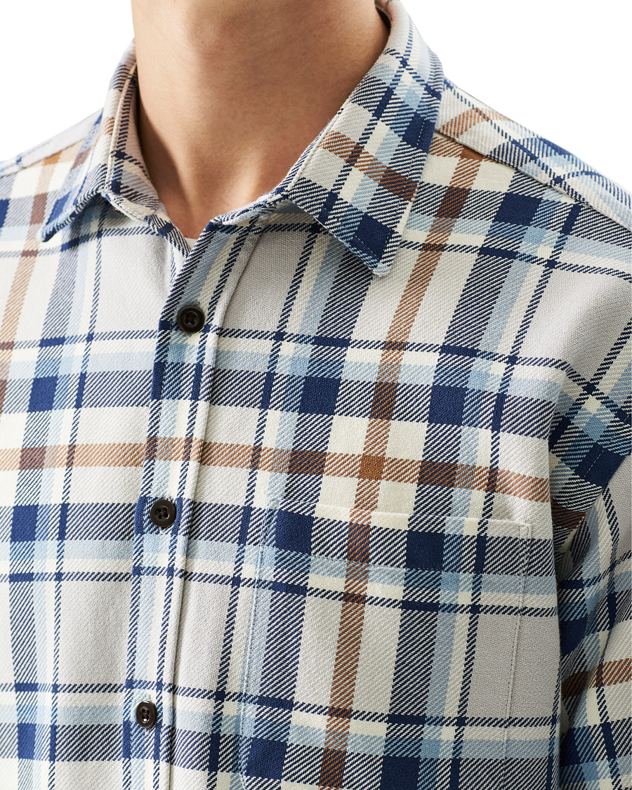 Herren | Hemden | NN07 | Deon Overshirt Blue Check