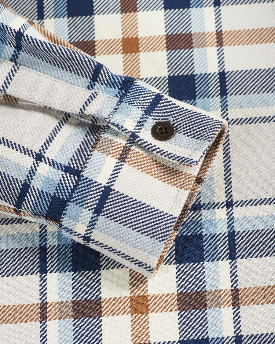 Herren | Hemden | NN07 | Deon Overshirt Blue Check