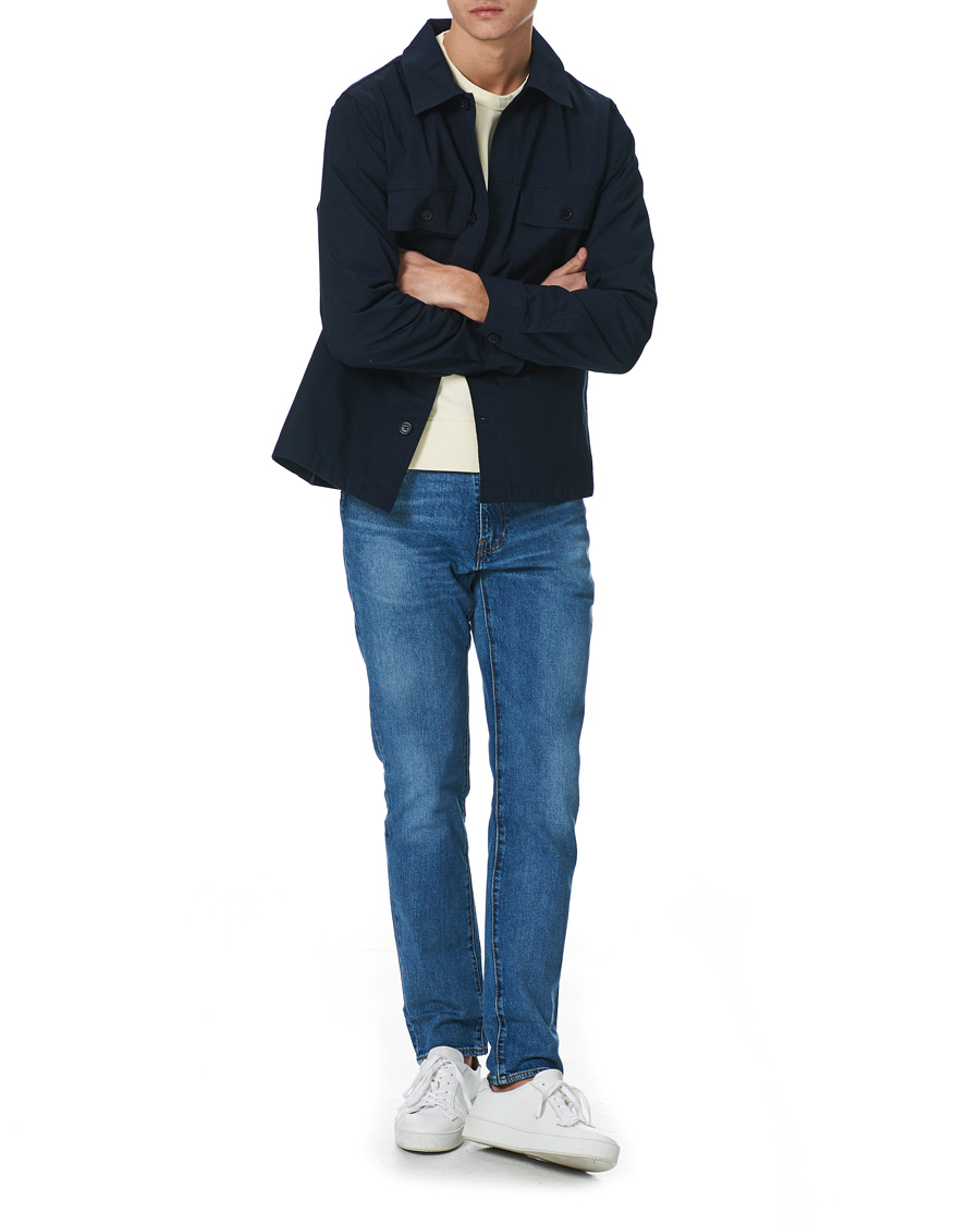 Herren | Hemden | NN07 | Wilas Ripstop Overshirt Navy