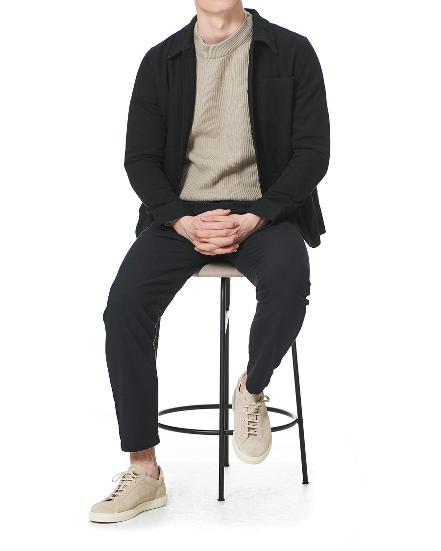 Herren | Hosen | NN07 | Foss Seersucker Drawstring Pants Black