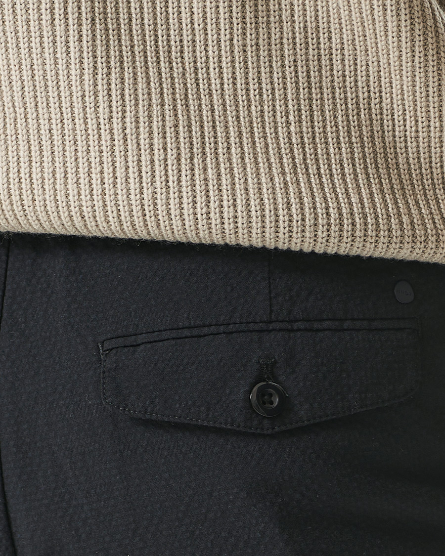 Herren | Hosen | NN07 | Foss Seersucker Drawstring Pants Black