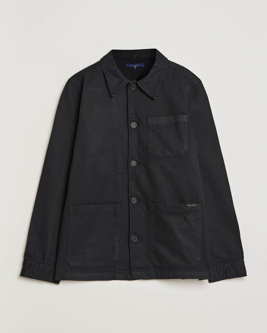 Herren | Hemden | Nudie Jeans | Barney Worker Overshirt Black