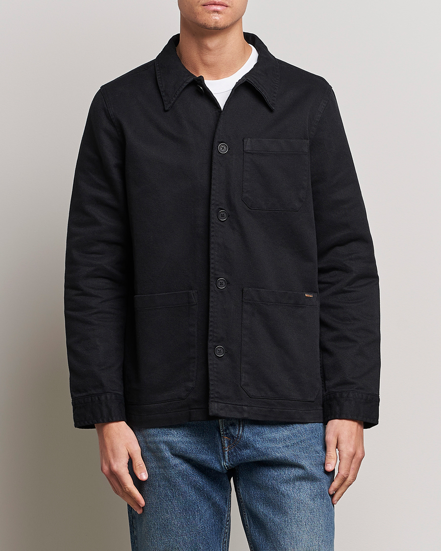 Herren | Freizeithemden | Nudie Jeans | Barney Worker Overshirt Black