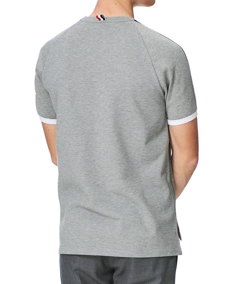 Herren | T-Shirts | Thom Browne | Raglan Sleeve T-Shirt Light Grey