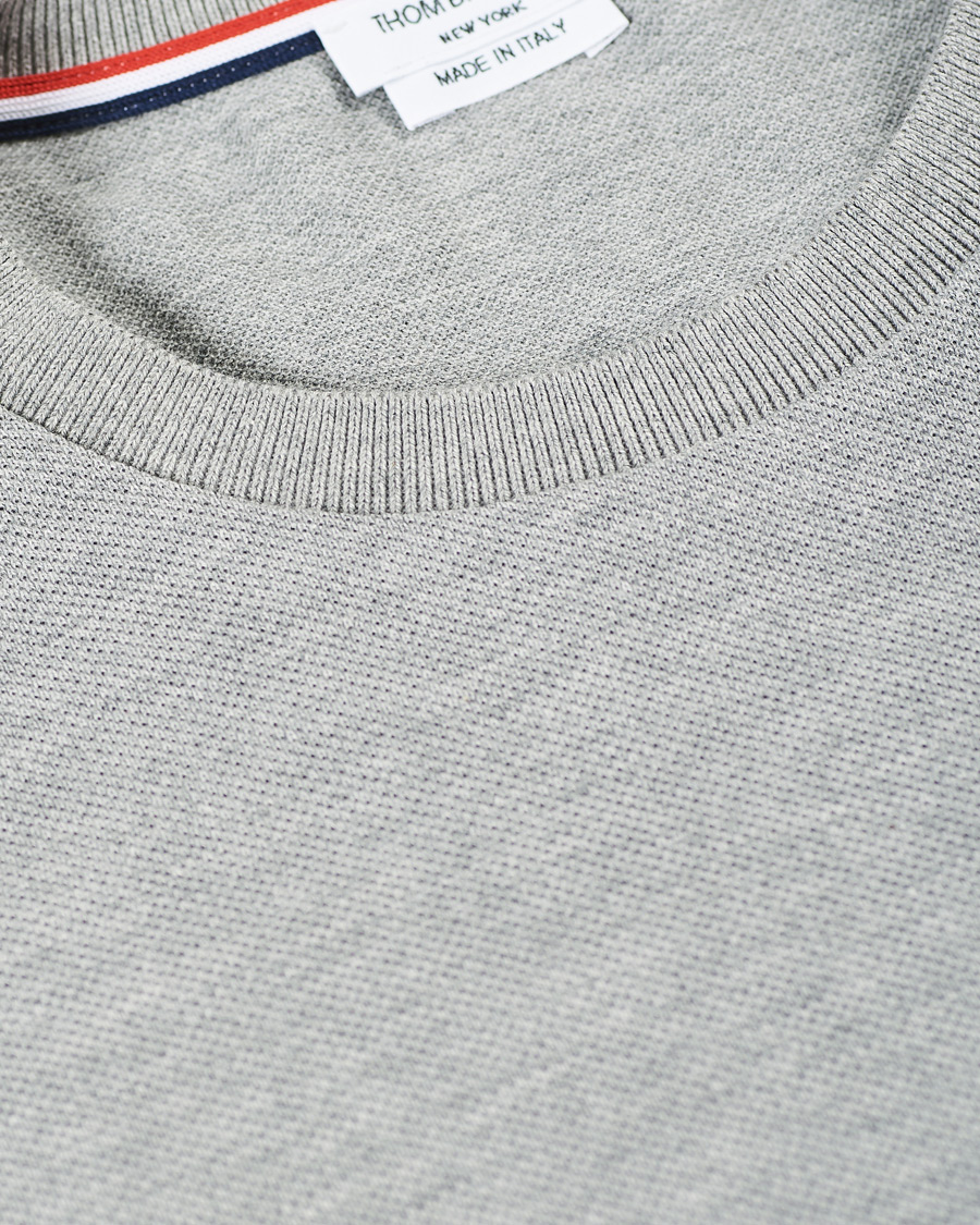 Herren | T-Shirts | Thom Browne | Raglan Sleeve T-Shirt Light Grey