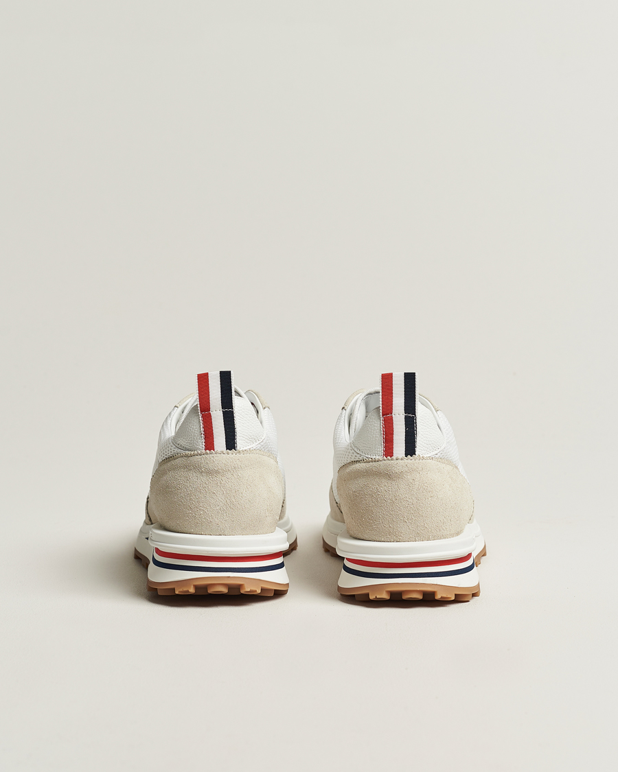 Herren | Sneaker | Thom Browne | Tech Runner Suede Sneakers White