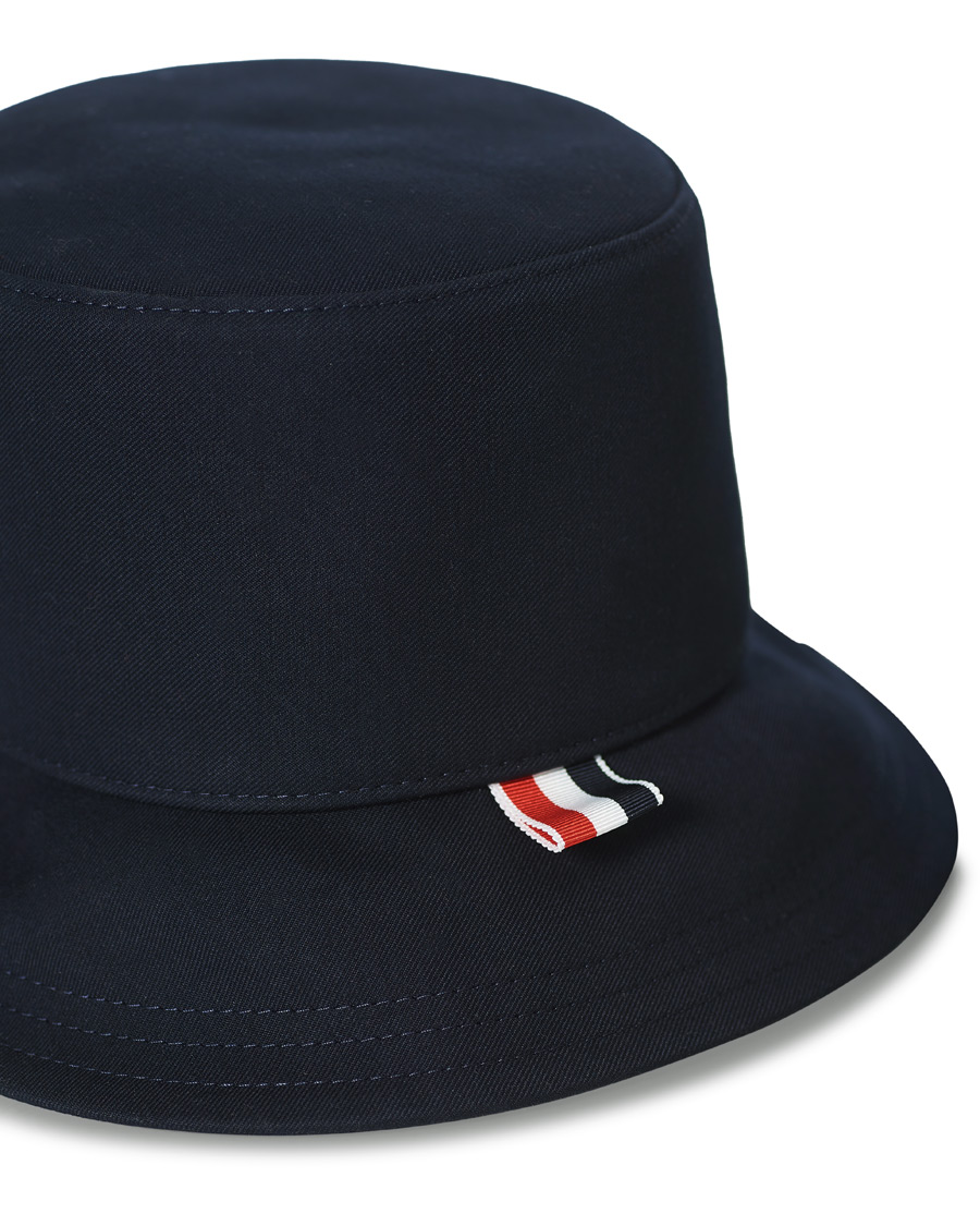 Herren | Thom Browne 4-Bar Bucket Hat Navy | Thom Browne | 4-Bar Bucket Hat Navy