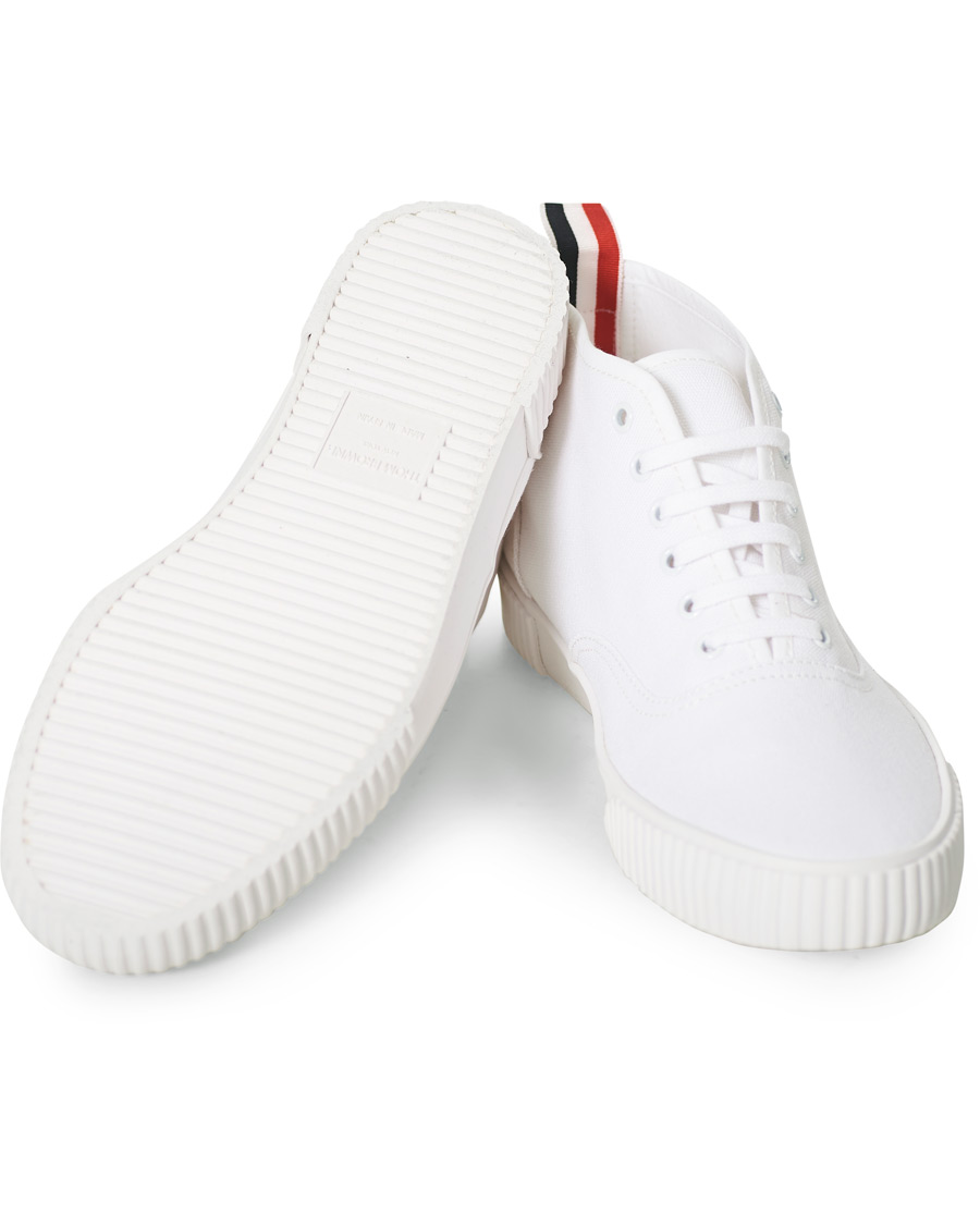 Herren | Thom Browne Mid-Top Heritage Trainers White | Thom Browne | Mid-Top Heritage Trainers White