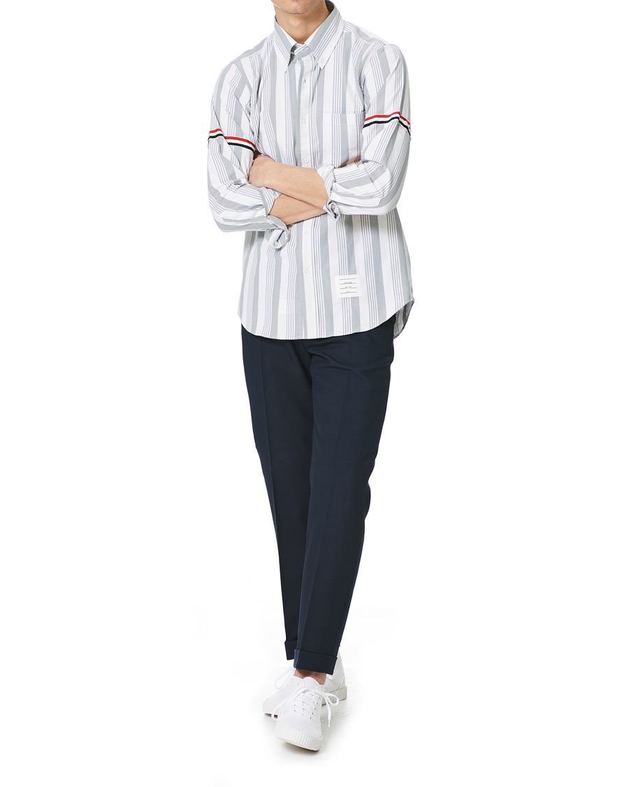 Herren | Hemden | Thom Browne | Striped Shirt White/Grey