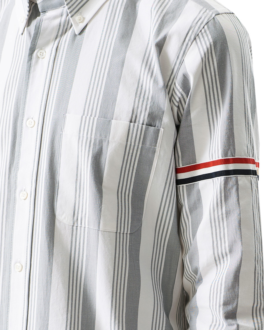 Herren | Hemden | Thom Browne | Striped Shirt White/Grey