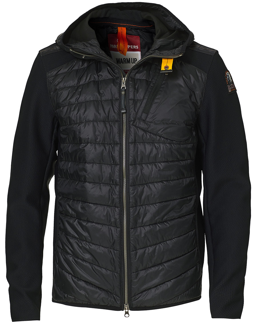 Herren | Pullover | Parajumpers | Nolan Mesh Hooded Hybrid Black