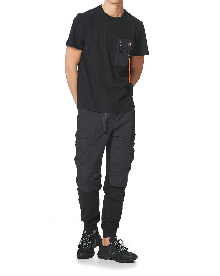 Herren | T-Shirts | Parajumpers | Mojave Pocket Crew Neck Tee Black