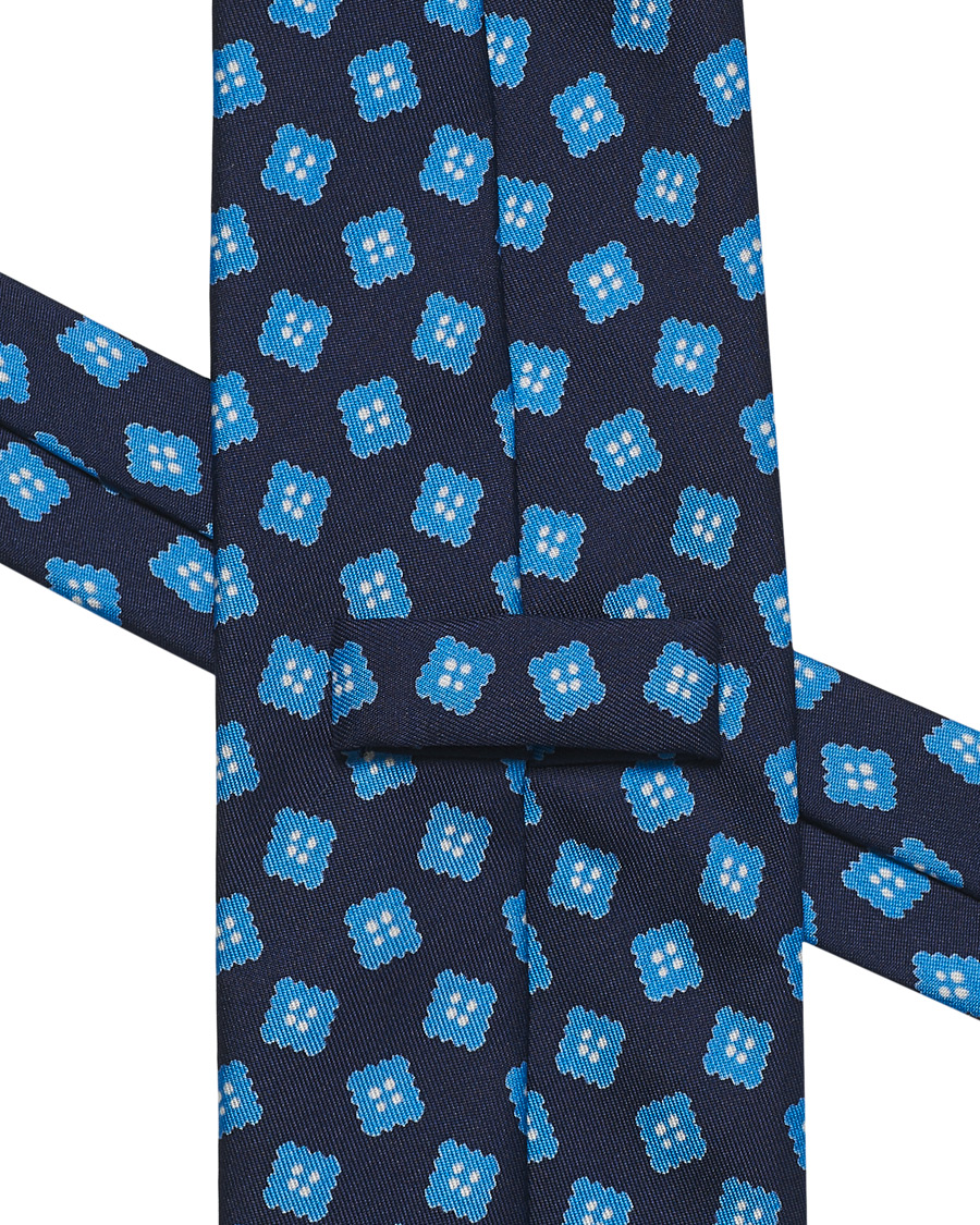 Herren | E. Marinella 1963 Archive 8 cm Silk Tie Navy | E. Marinella | 1963 Archive 8 cm Silk Tie Navy