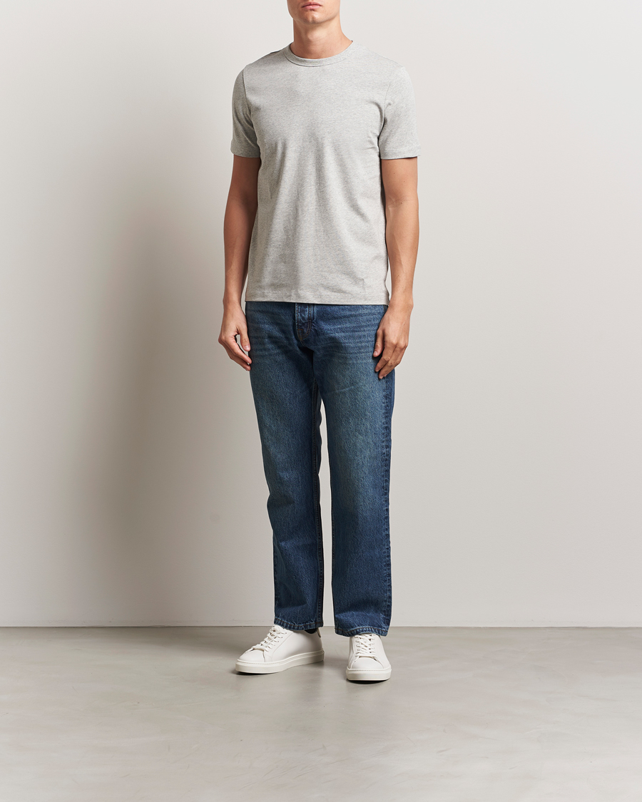 Herren | T-Shirts | A Day's March | Heavyweight T-Shirt Grey Melange