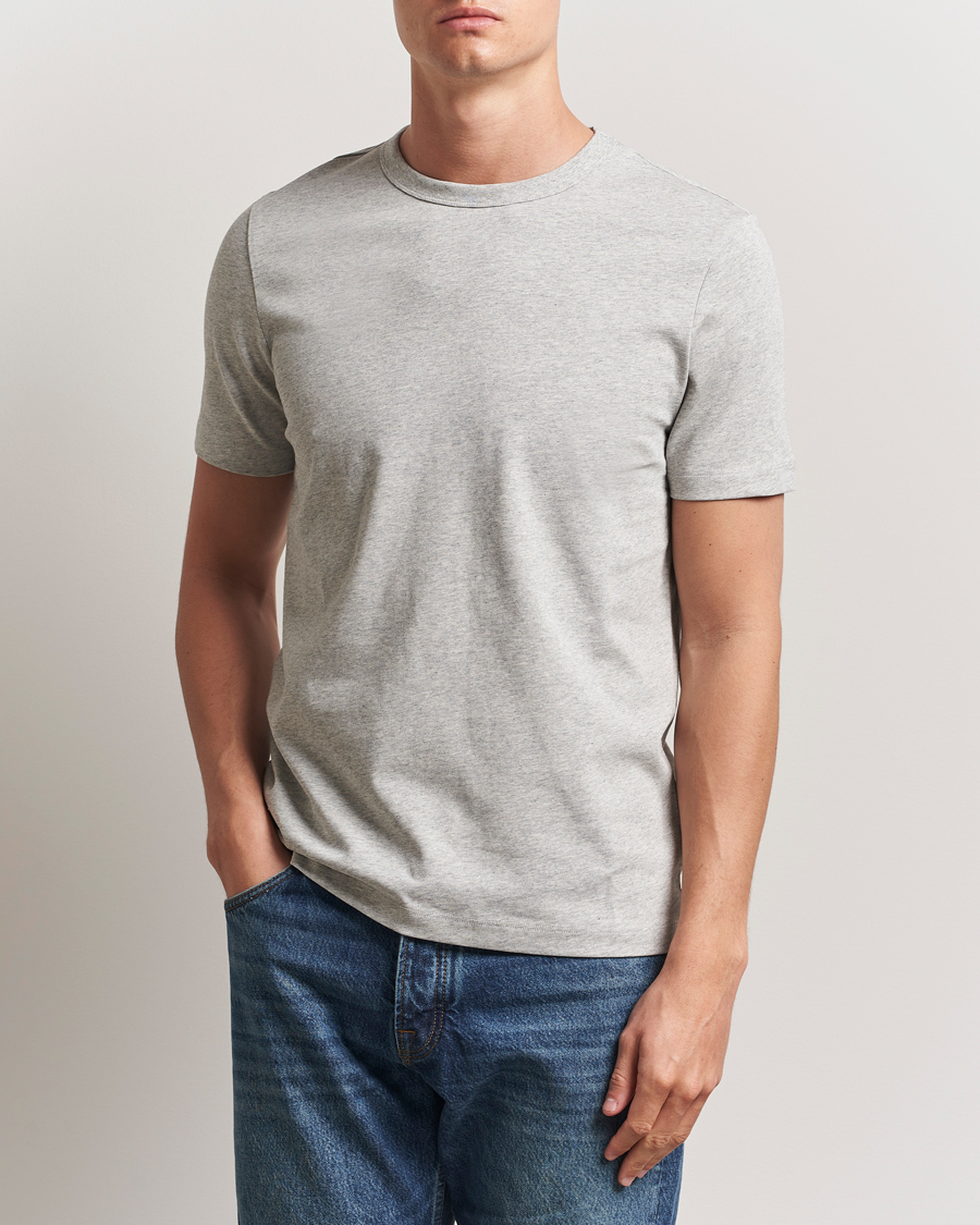 Herren | T-Shirts | A Day's March | Heavyweight T-Shirt Grey Melange