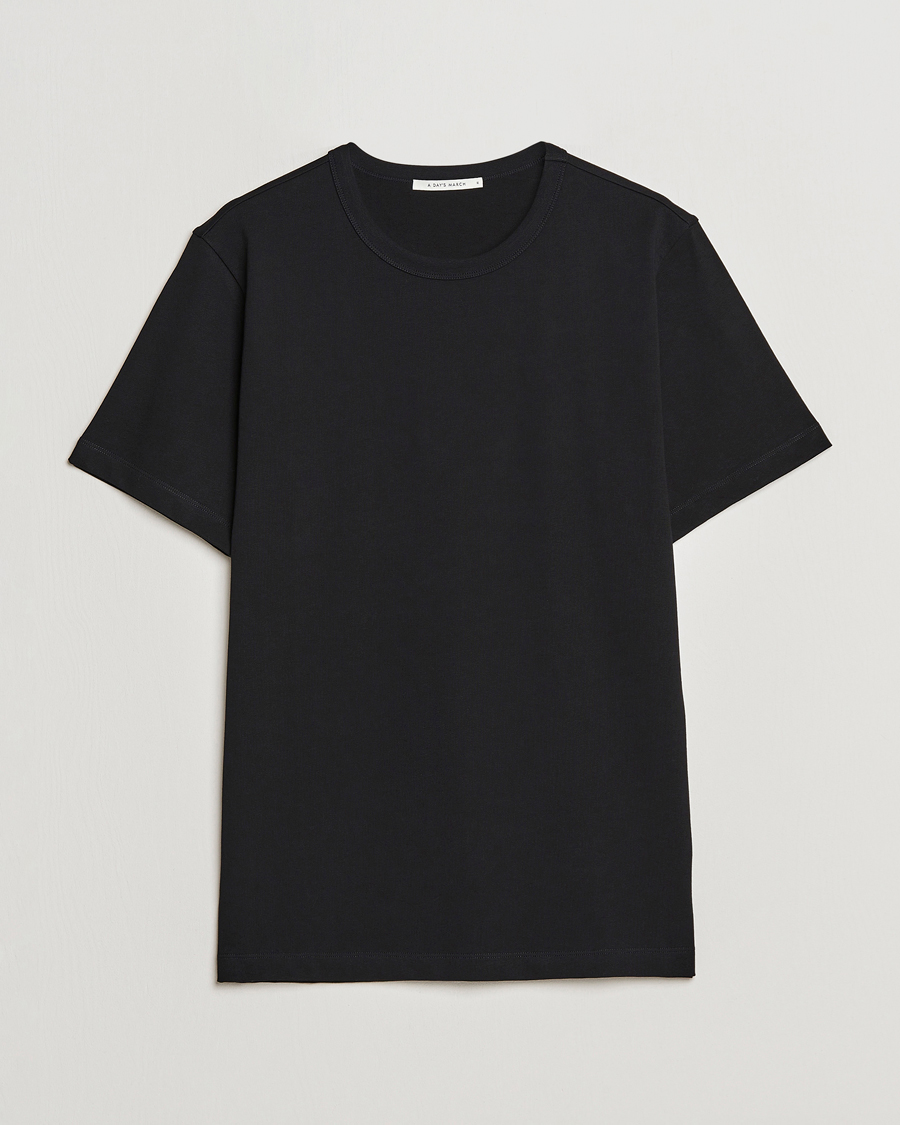 Herren | T-Shirts | A Day's March | Heavyweight T-Shirt Black