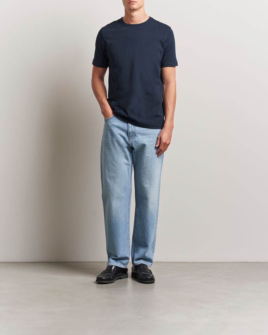 Herren | T-Shirts | A Day's March | Heavyweight T-Shirt Navy