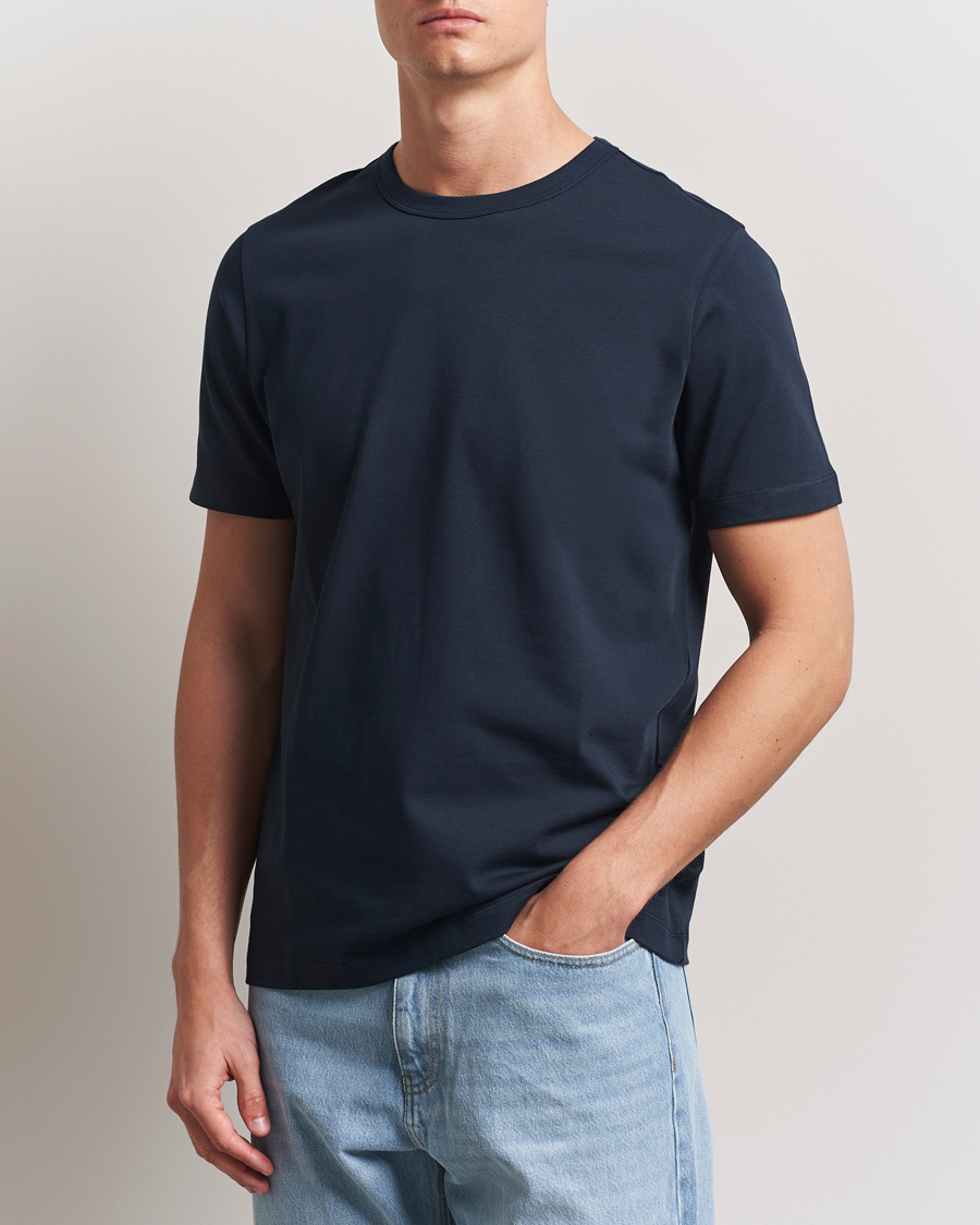 Herren | T-Shirts | A Day's March | Heavyweight T-Shirt Navy