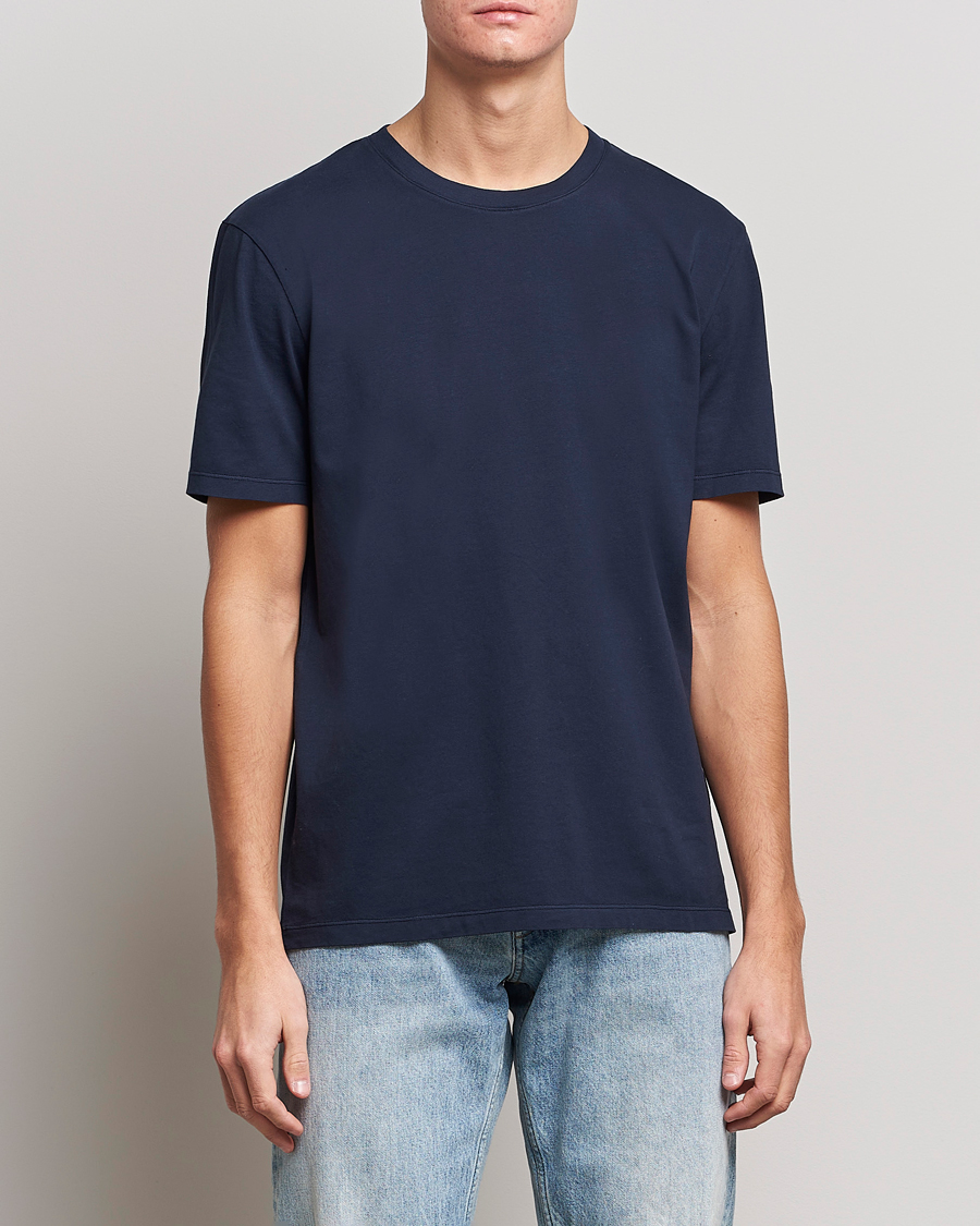 Herren | T-Shirts | A Day's March | Classic Fit Tee Navy
