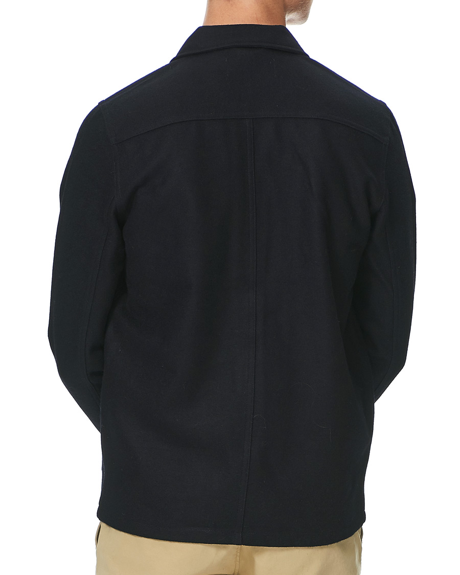 Herren | Hemden | A Day's March | Original Wool Overshirt Navy