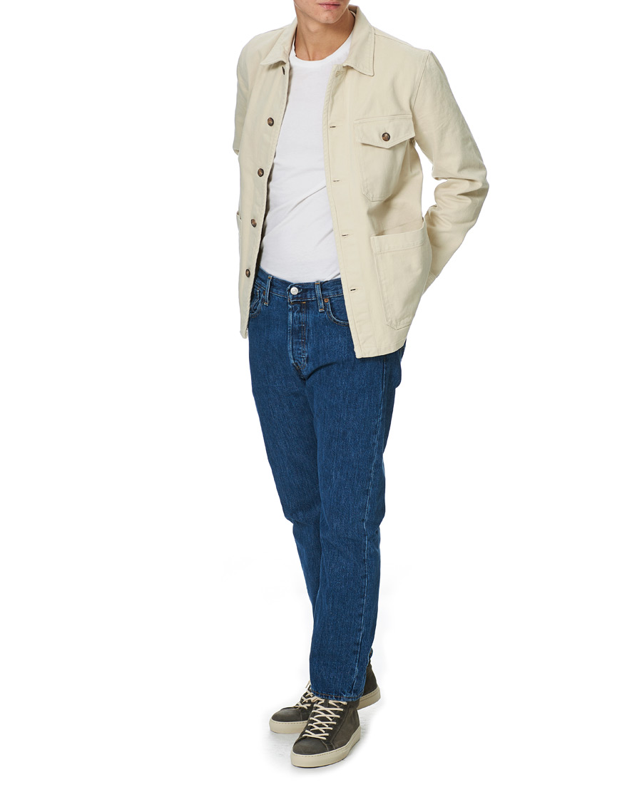 Herren | Hemden | A Day's March | Sturdy Twill Patch Pocket Overshirt Desert